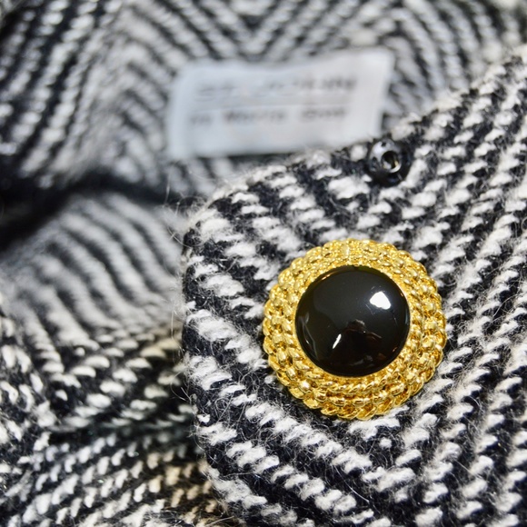 St. John by Marie Gray Herringbone Cashmere Blend Jacket  πΊπΈ US made - Picture 14 of 14